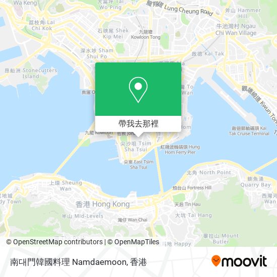 南대門韓國料理 Namdaemoon地圖