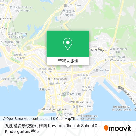 九龍禮賢學校暨幼稚園 Kowloon Rhenish School & Kindergarten地圖
