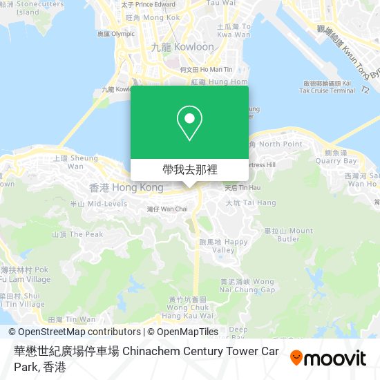 華懋世紀廣場停車場 Chinachem Century Tower Car Park地圖