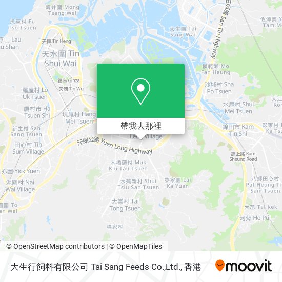 大生行飼料有限公司 Tai Sang Feeds Co.,Ltd.地圖