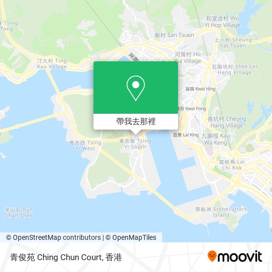 青俊苑 Ching Chun Court地圖
