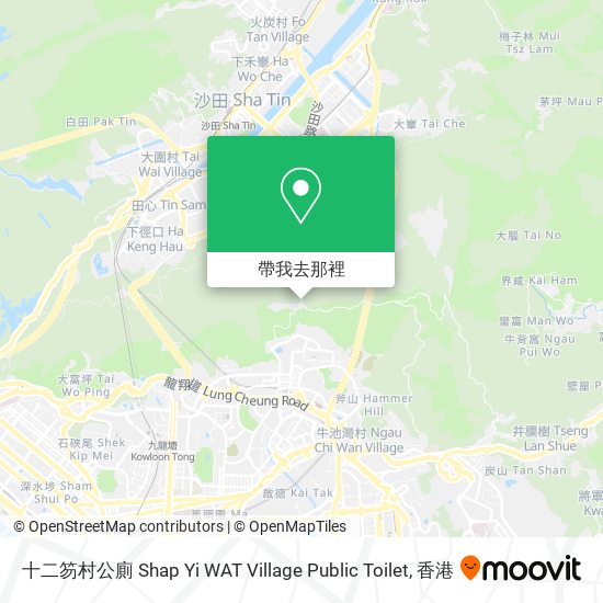 十二笏村公廁 Shap Yi WAT Village Public Toilet地圖