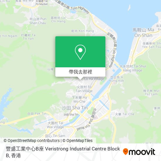 豐盛工業中心B座 Veristrong Industrial Centre Block B地圖
