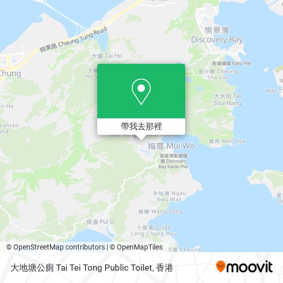 大地塘公廁 Tai Tei Tong Public Toilet地圖