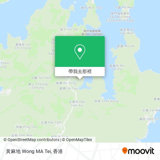黃麻地 Wong MA Tei地圖