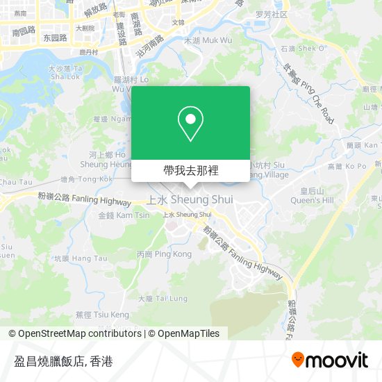 盈昌燒臘飯店地圖