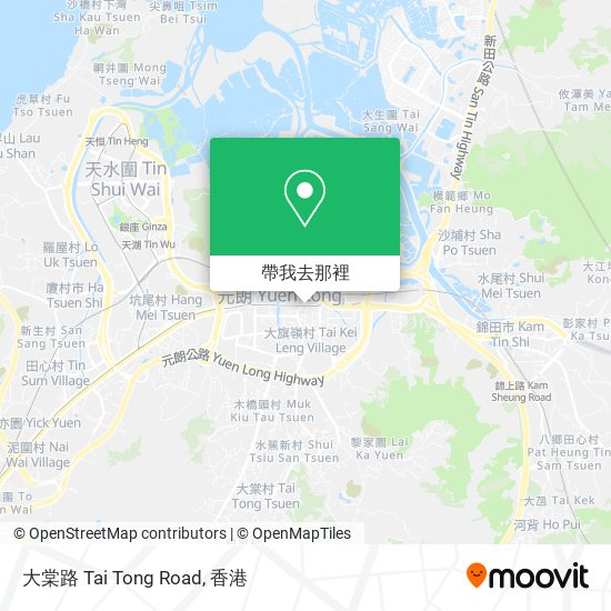 大棠路 Tai Tong Road地圖
