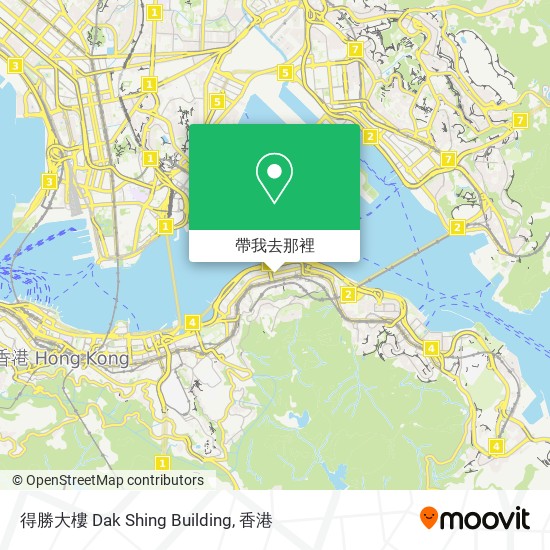 得勝大樓 Dak Shing Building地圖