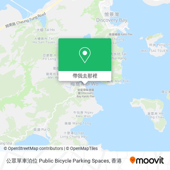 公眾單車泊位 Public Bicycle Parking Spaces地圖