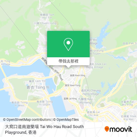 大窩口道南遊樂場 Tai Wo Hau Road South Playground地圖