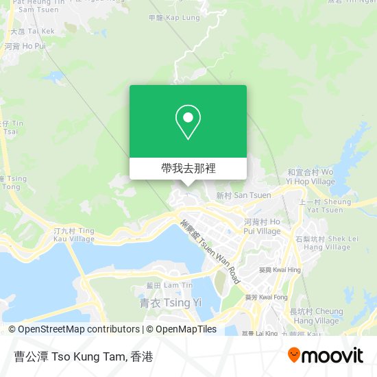 曹公潭 Tso Kung Tam地圖