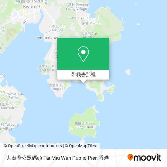 大廟灣公眾碼頭 Tai Miu Wan Public Pier地圖
