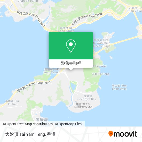 大陰頂 Tai Yam Teng地圖