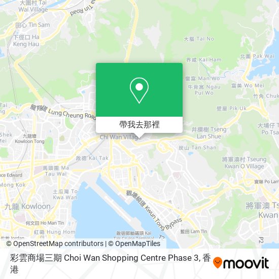 彩雲商場三期 Choi Wan Shopping Centre Phase 3地圖