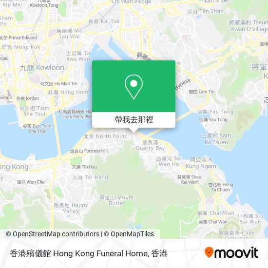 香港殯儀館 Hong Kong Funeral Home地圖