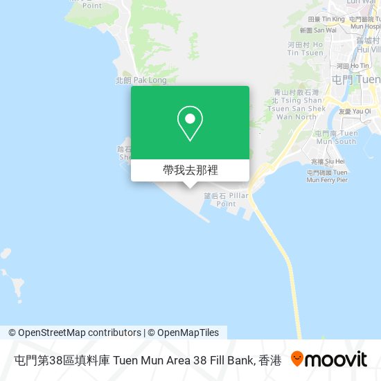 屯門第38區填料庫 Tuen Mun Area 38 Fill Bank地圖