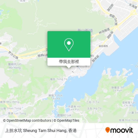 上担水坑 Sheung Tam Shui Hang地圖