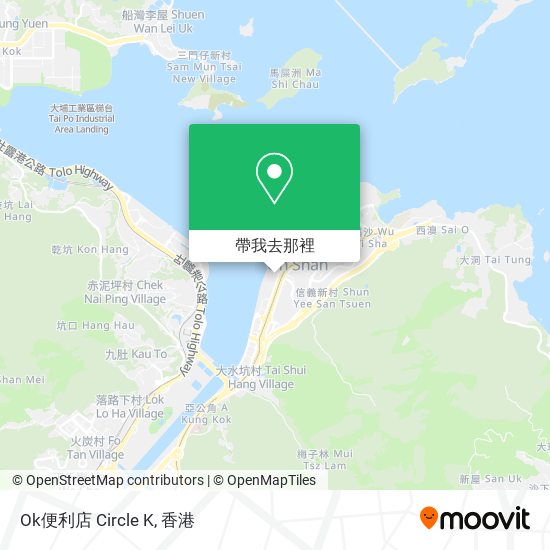 Ok便利店 Circle K地圖