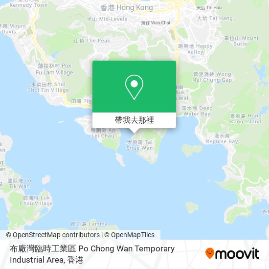 布廠灣臨時工業區 Po Chong Wan Temporary Industrial Area地圖