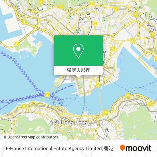 E-House International Estate Agency Limited地圖