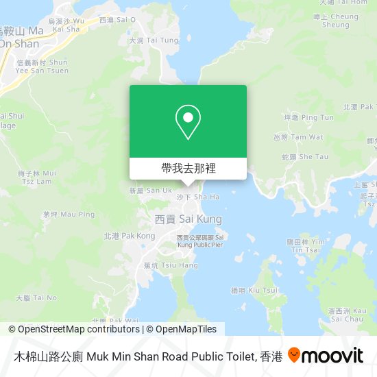 木棉山路公廁 Muk Min Shan Road Public Toilet地圖