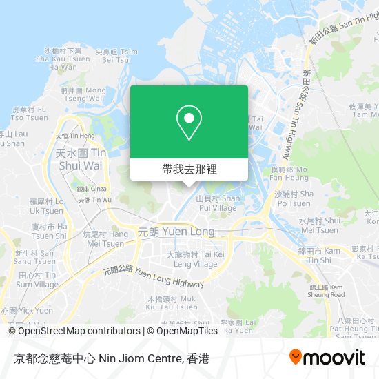 京都念慈菴中心 Nin Jiom Centre地圖