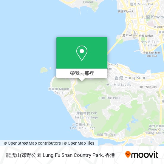 龍虎山郊野公園 Lung Fu Shan Country Park地圖