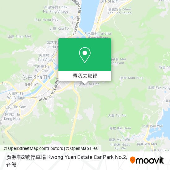 廣源邨2號停車場 Kwong Yuen Estate Car Park No.2地圖