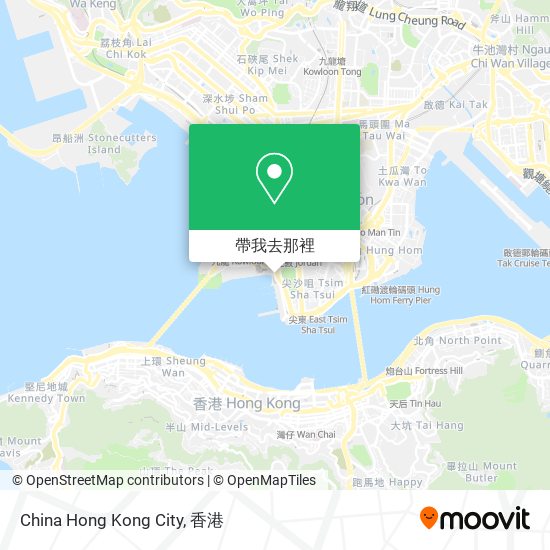 China Hong Kong City地圖