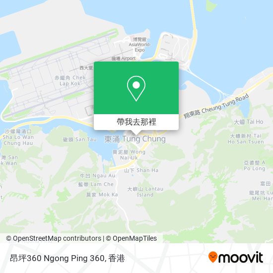昂坪360 Ngong Ping 360地圖