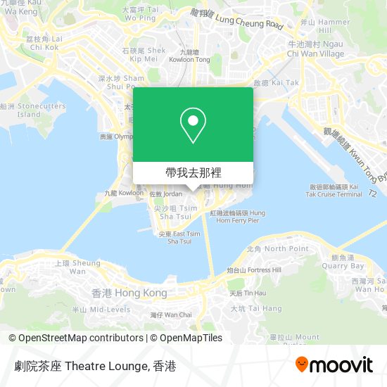 劇院茶座 Theatre Lounge地圖