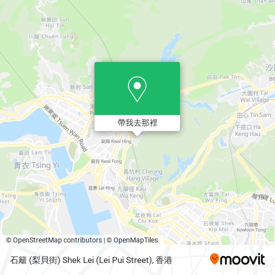 石籬 (梨貝街) Shek Lei (Lei Pui Street)地圖