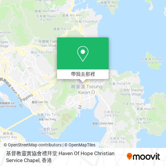 基督教靈實協會禮拜堂 Haven Of Hope Christian Service Chapel地圖