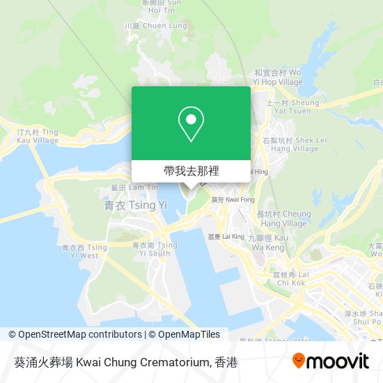 葵涌火葬場 Kwai Chung Crematorium地圖