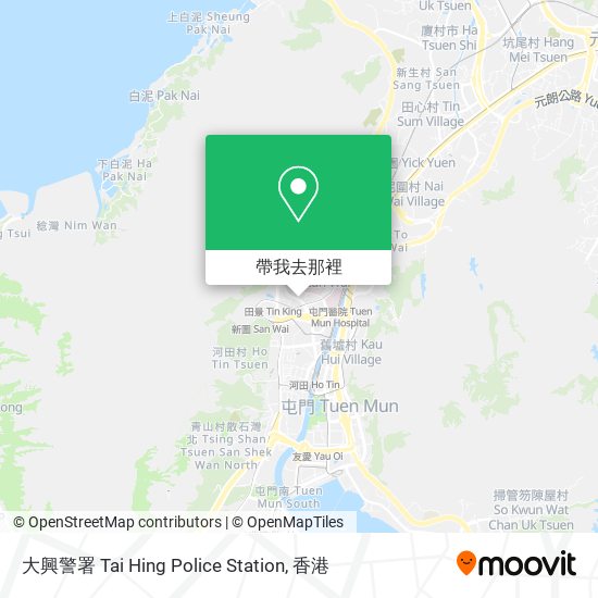 大興警署 Tai Hing Police Station地圖