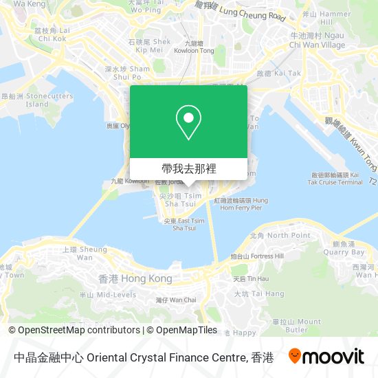 中晶金融中心 Oriental Crystal Finance Centre地圖