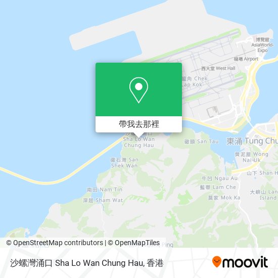 沙螺灣涌口 Sha Lo Wan Chung Hau地圖