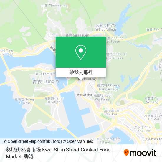 葵順街熟食市場 Kwai Shun Street Cooked Food Market地圖