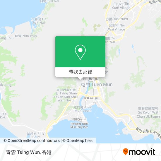青雲 Tsing Wun地圖