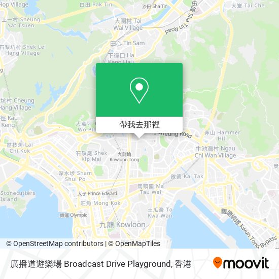 廣播道遊樂場 Broadcast Drive Playground地圖