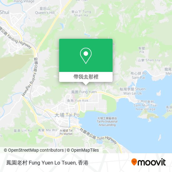 鳳園老村 Fung Yuen Lo Tsuen地圖