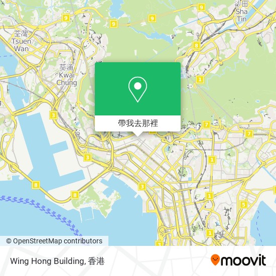 Wing Hong Building地圖