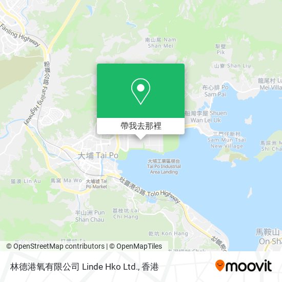 林德港氧有限公司 Linde Hko Ltd.地圖
