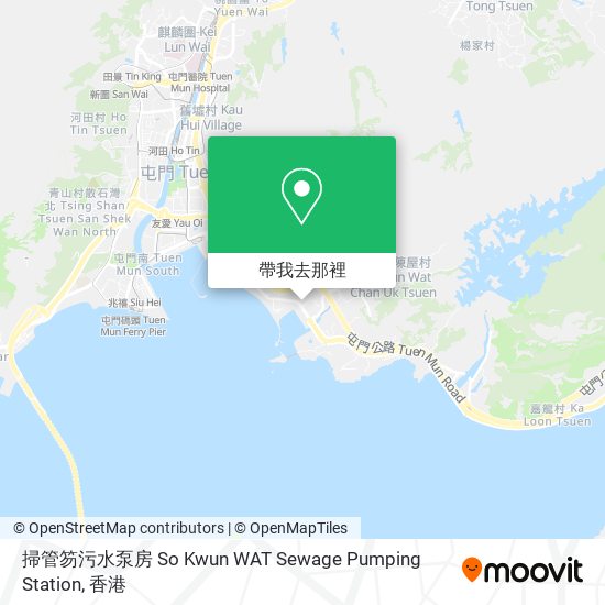 掃管笏污水泵房 So Kwun WAT Sewage Pumping Station地圖