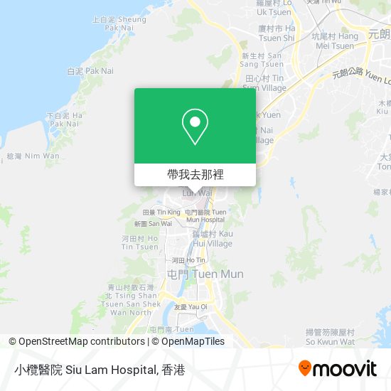 小欖醫院 Siu Lam Hospital地圖