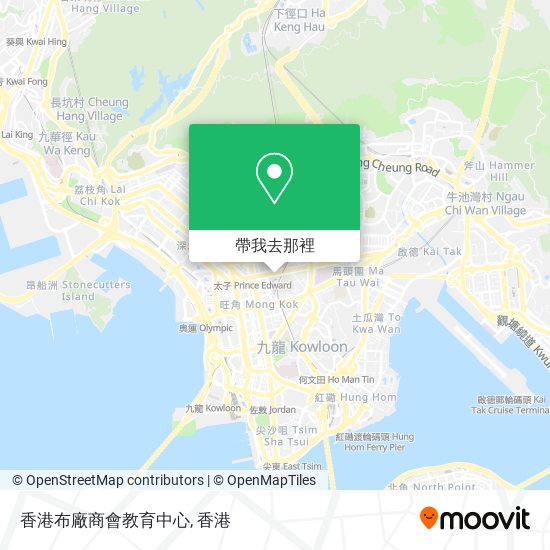 香港布廠商會教育中心地圖