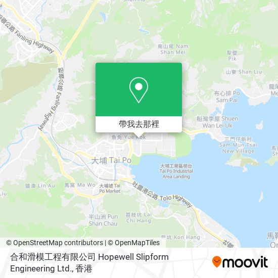 合和滑模工程有限公司 Hopewell Slipform Engineering Ltd.地圖