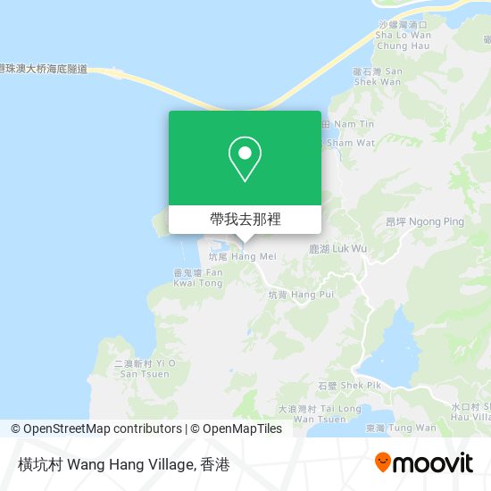 橫坑村 Wang Hang Village地圖