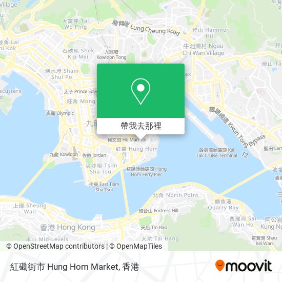 紅磡街市 Hung Hom Market地圖