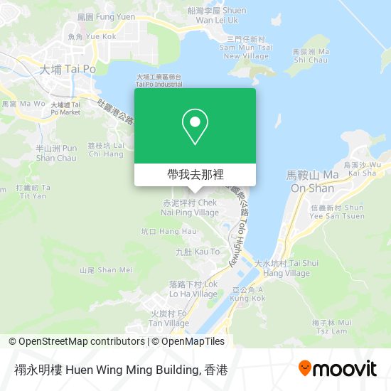 禤永明樓 Huen Wing Ming Building地圖